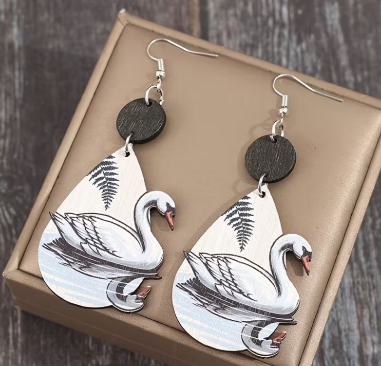 Labutě na vodní hladině. (klid, čistota, rovnováha)