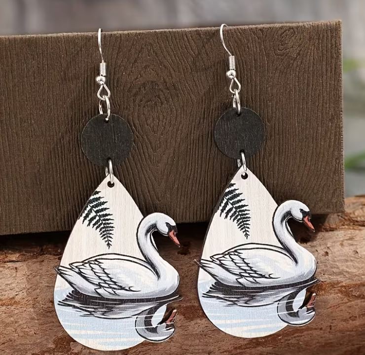 Labutě na vodní hladině. (klid, čistota, rovnováha)