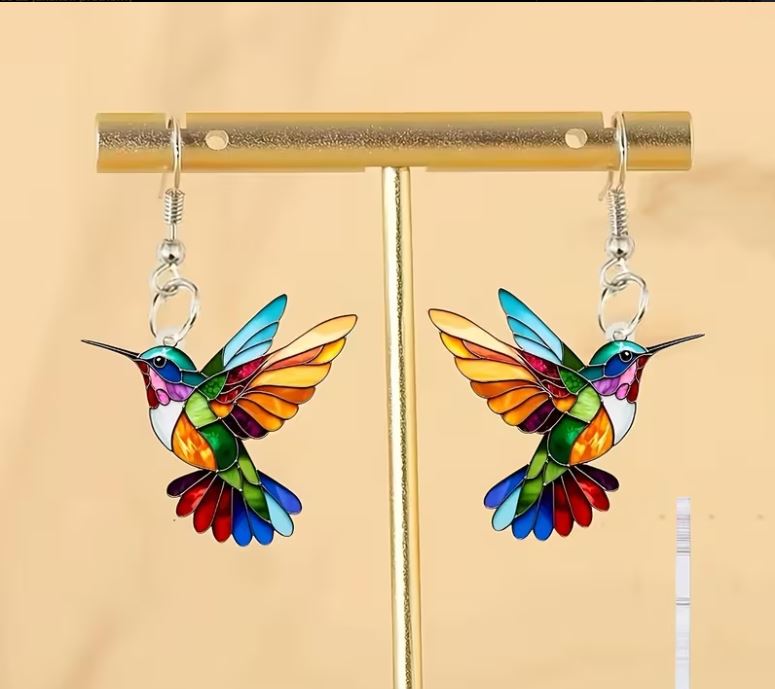 Kolibřík v pohybu.