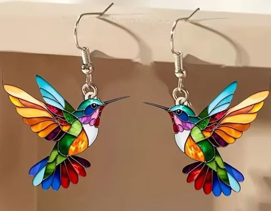 Kolibřík v pohybu.