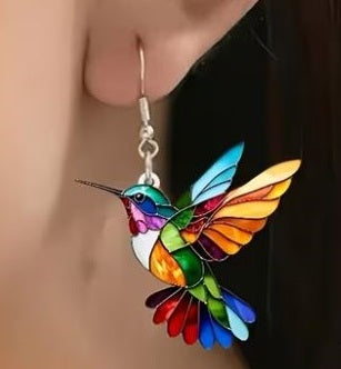 Kolibřík v pohybu.