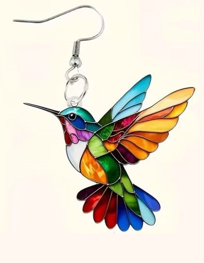 Kolibřík v pohybu.